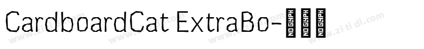 CardboardCat ExtraBo字体转换